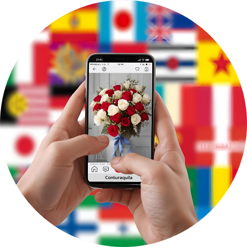 Blumen senden Weltweit