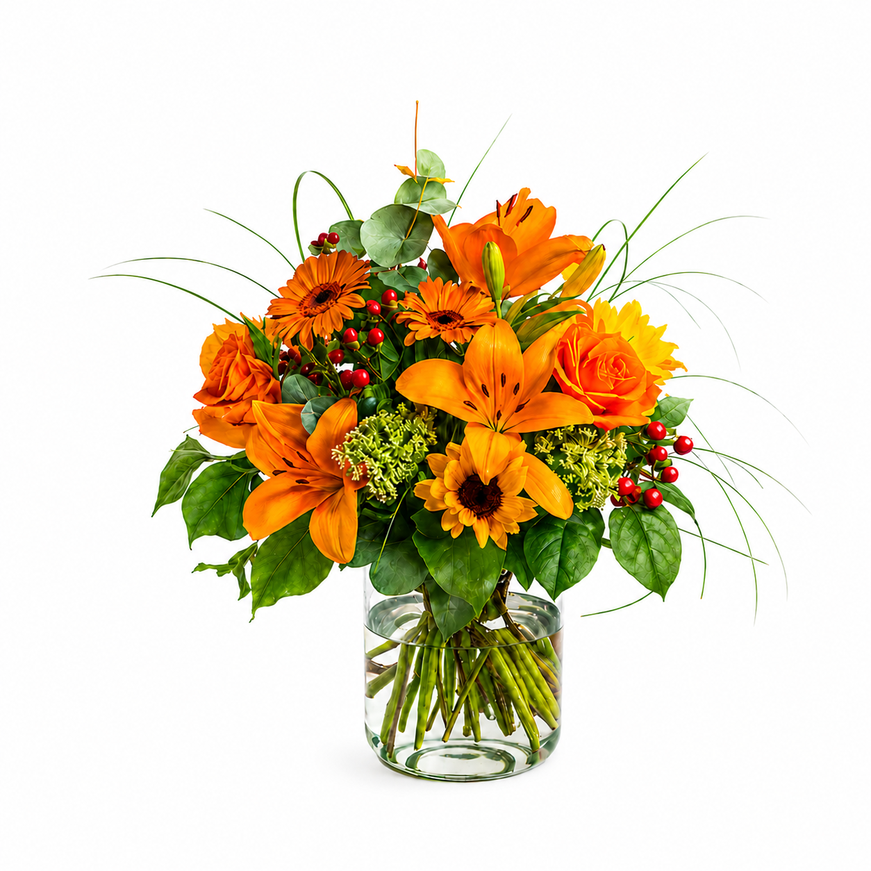 Orangene Flamme