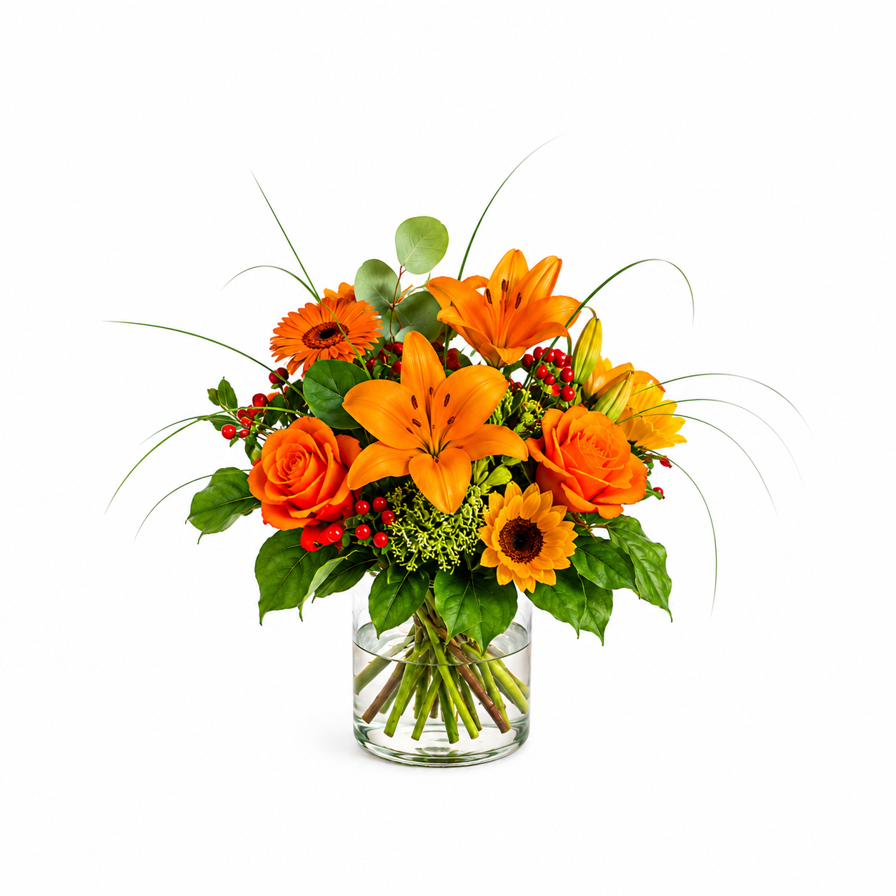 Orangene Flamme