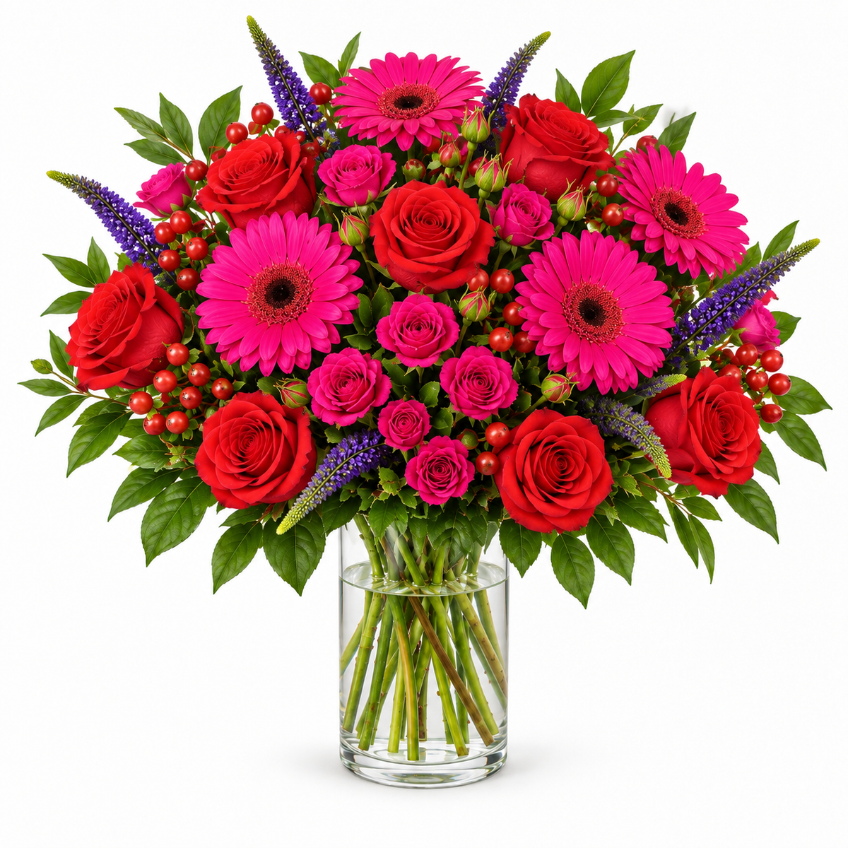 Beerenhunger – Blumenstrauß in Größe L