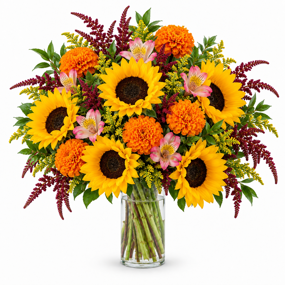 Golden Downtime – flower bouquet in size XL