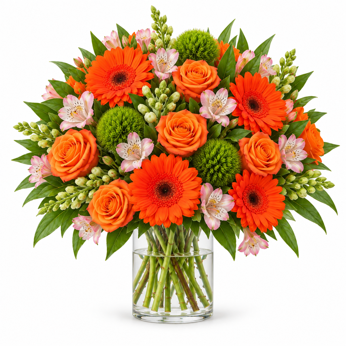 Mandarinenmambo – Blumenstrauß in Größe L