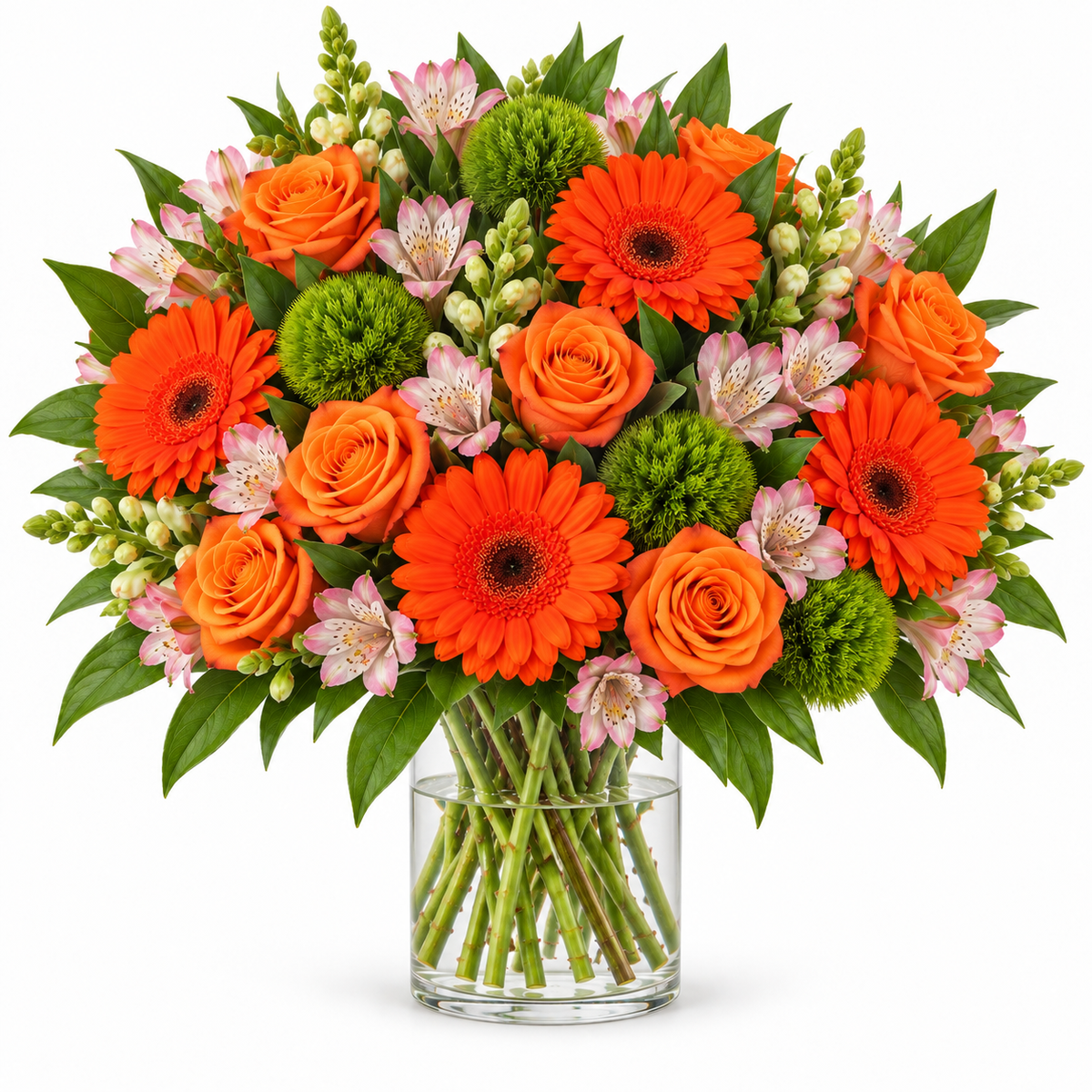 Mandarinenmambo – Blumenstrauß in Größe XL