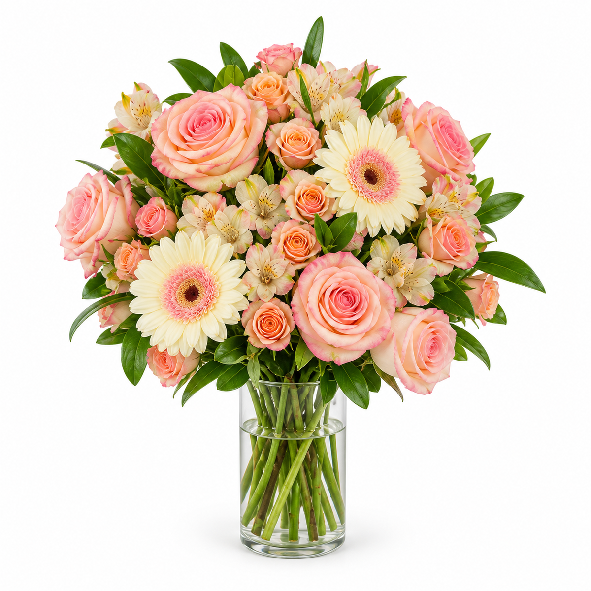Rosa mit Haltung – Blumenstrauß in Größe M