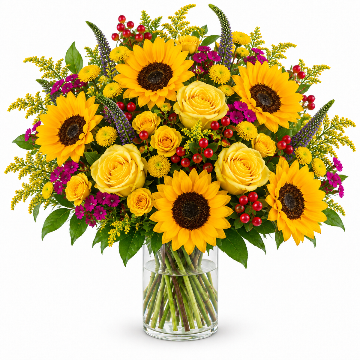Spätsommerdate – Blumenstrauß in Größe L