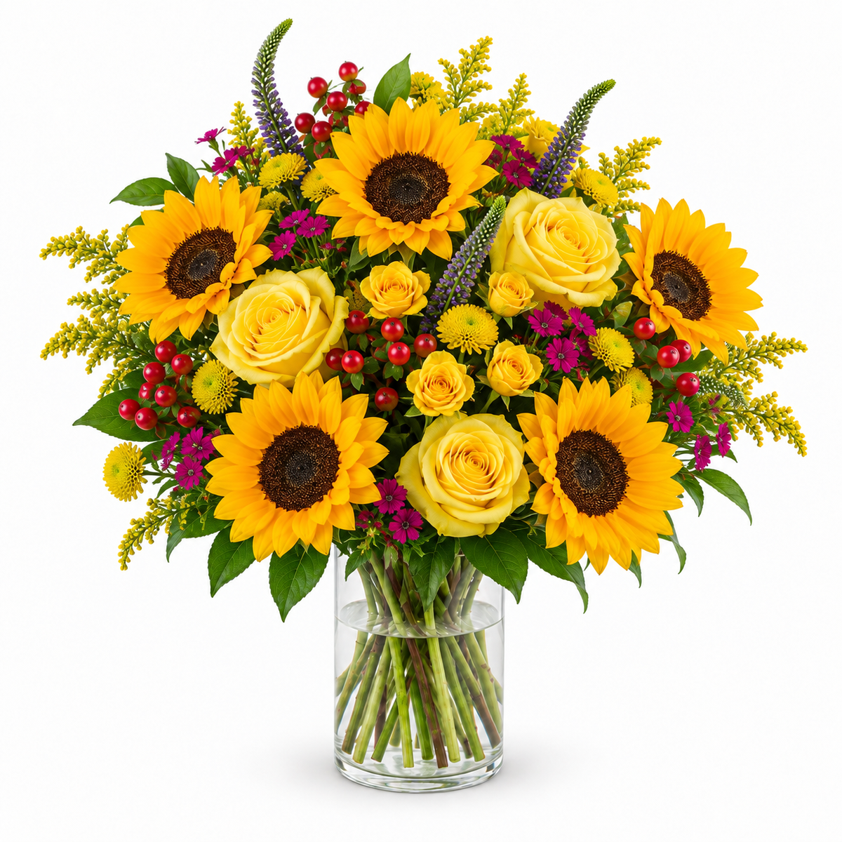 Spätsommerdate – Blumenstrauß in Größe M