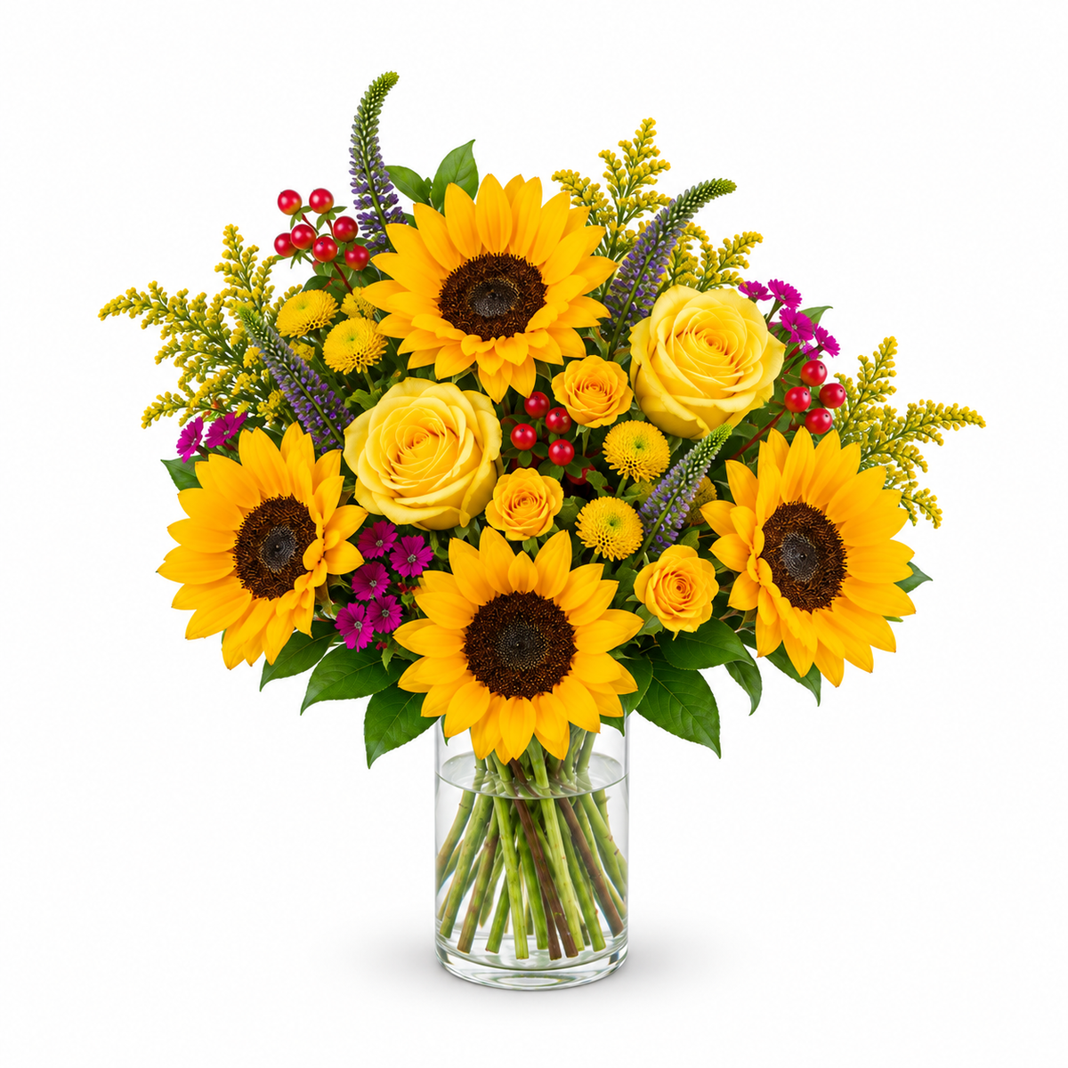 Spätsommerdate – Blumenstrauß in Größe S