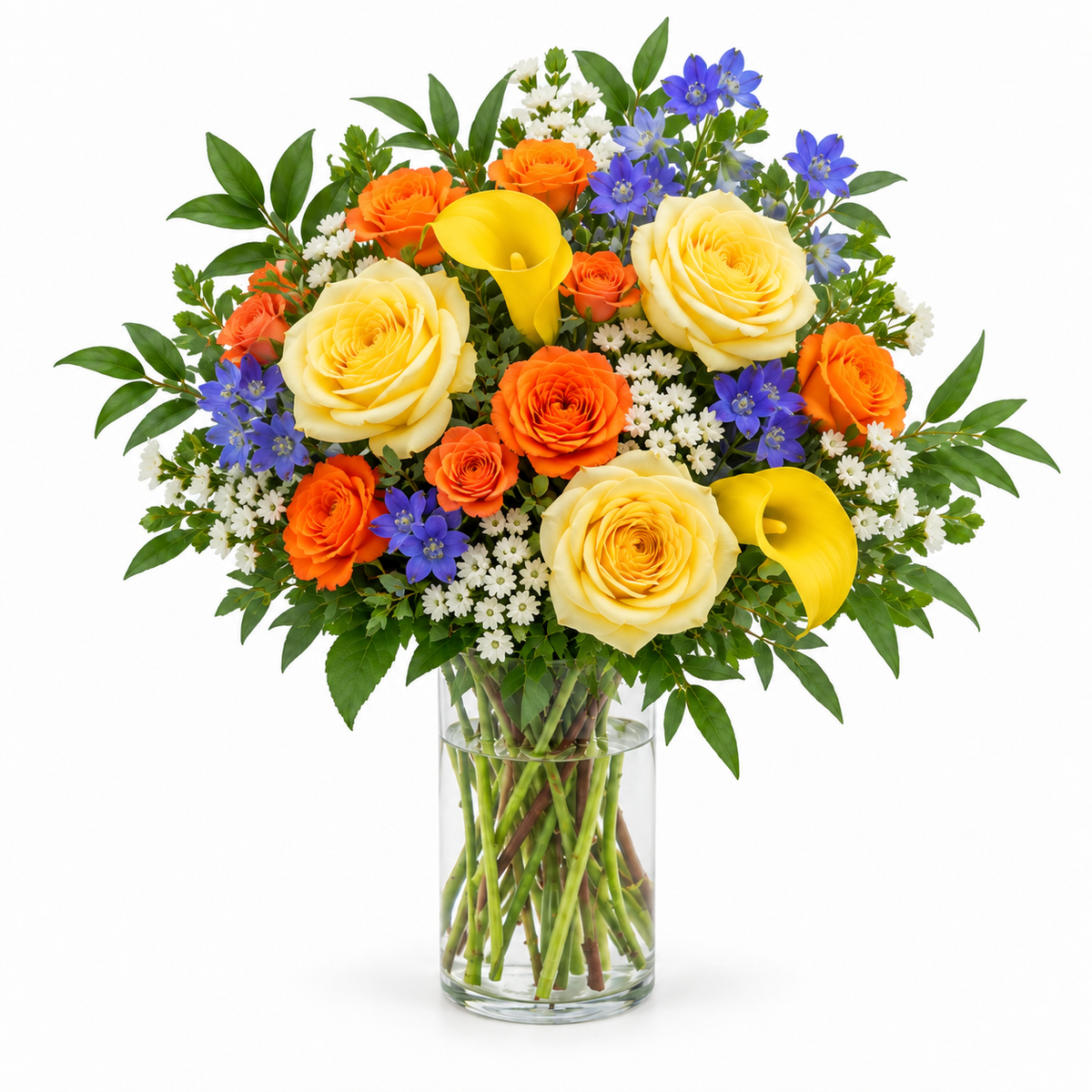 Zitrus Spritz – Blumenstrauß in Größe M