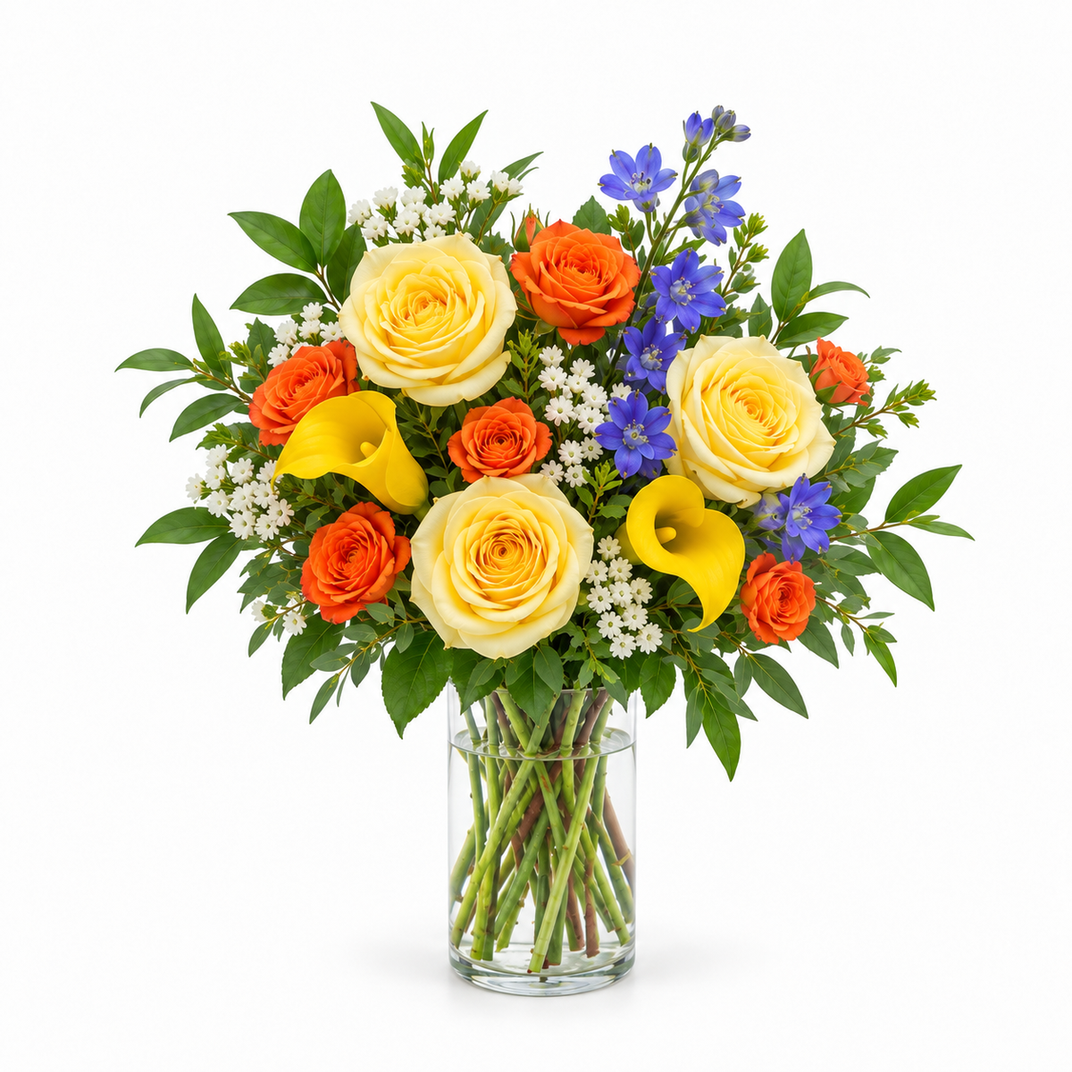 Zitrus Spritz – Blumenstrauß in Größe S